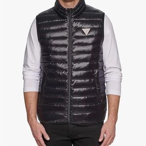 GUESS NEW Men’s Black Transitional Vest